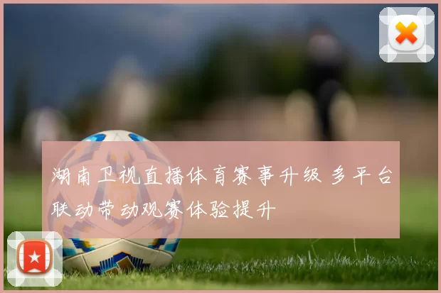 湖南卫视直播体育赛事升级 多平台联动带动观赛体验提升